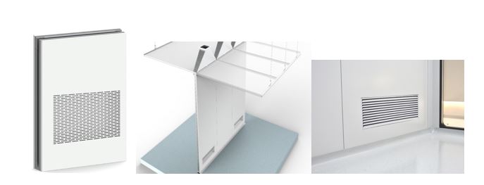 Cleanroom Sandwich Air Return Panel