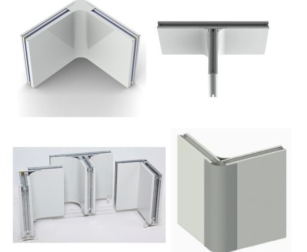 Cleanroom Sandwich Corner Panel