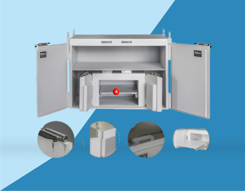 Nuclear storage cabinets